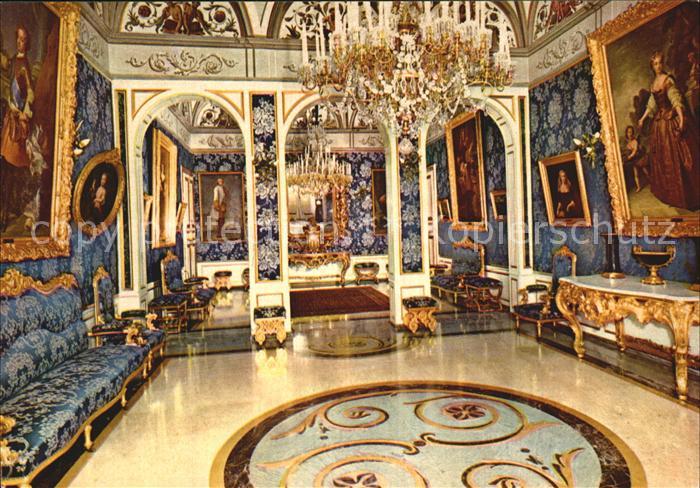 Monaco Palais de SAS Salon Bleu