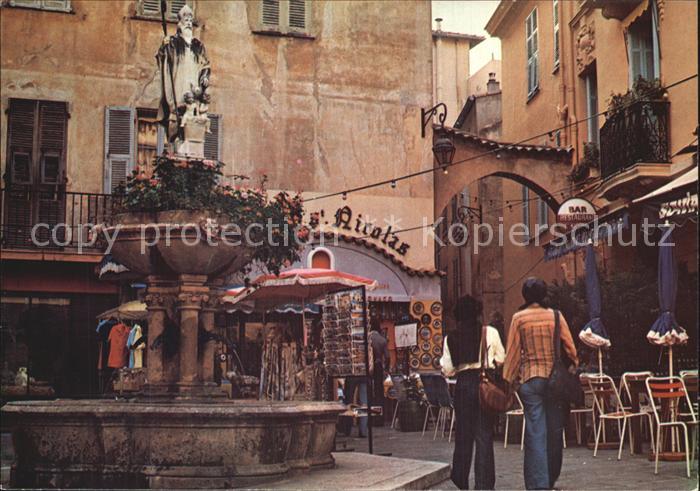 Monaco Place Saint Nicolas Fontaine de la Principaute