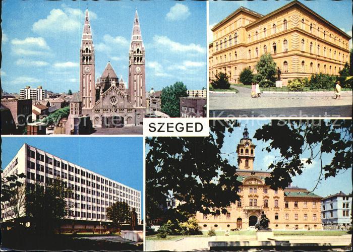 Szeged Votivkirche Rathaus Gebaeude