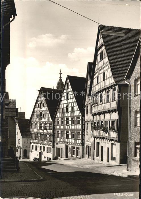 Pfullendorf Altstadt Fachwerkhaeuser