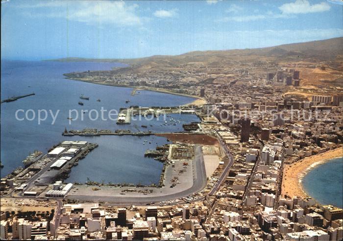 Las Palmas Gran Canaria Hafen Fliegeraufnahme