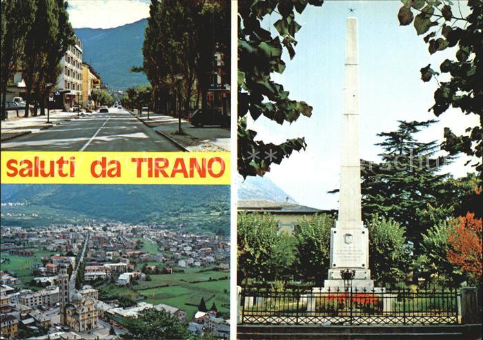 Tirano Strassenpartie Kirche Denkmal