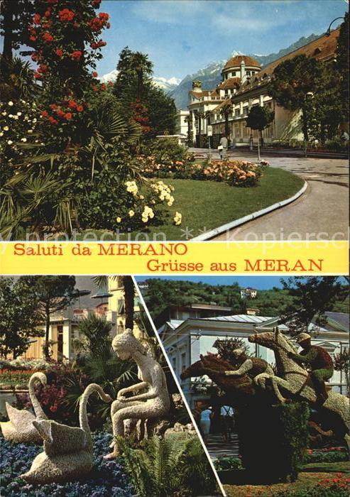 Meran Merano Kurpromenade Skulpturen