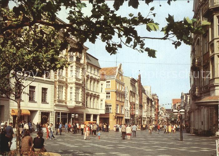 ROSTOCK CITY Kroepeliner Strasse Fussgaengerzone