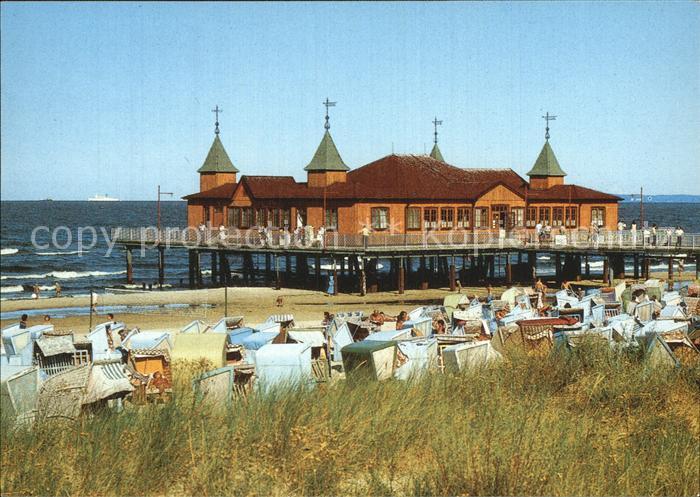 Ahlbeck Ostseebad Seebruecke Technisches Denkmal Strand