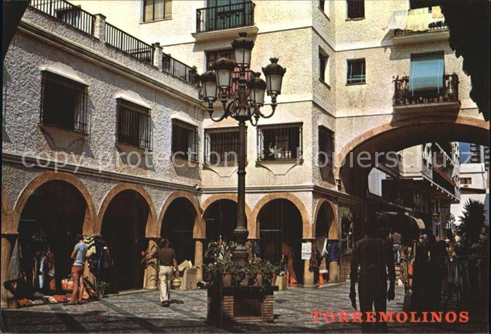Torremolinos Plaza tipica Typischer Platz Innenstadt