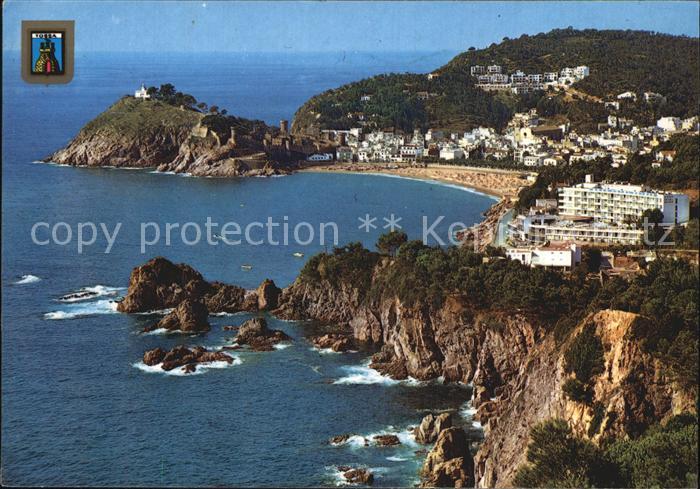 Tossa de Mar Vista general Kueste