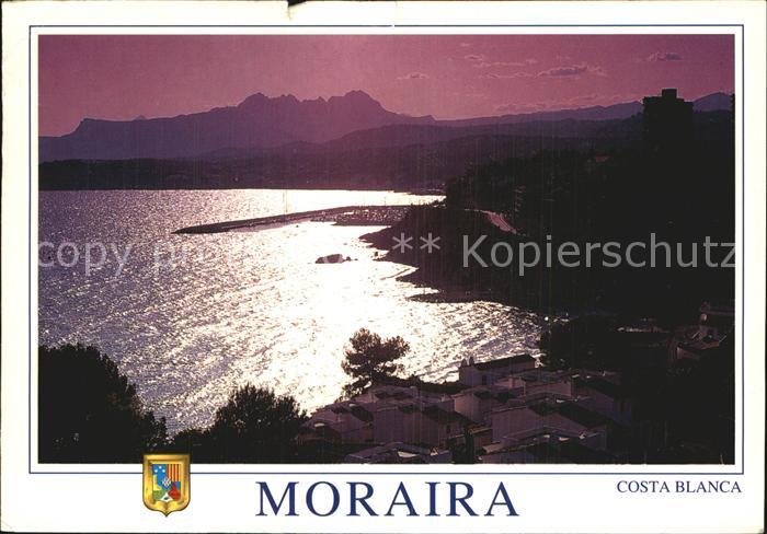 Moraira Sonnenuntergang an der Kueste