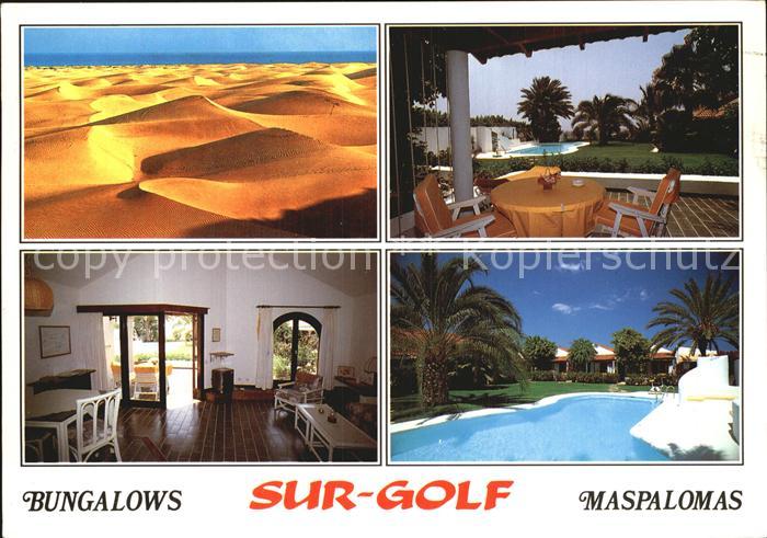 Maspalomas Bungalows Sur Golf Swimming Pool Wueste