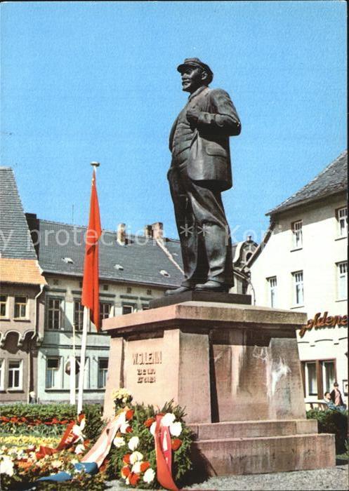 Eisleben Lenindenkmal Statue Lutherstadt