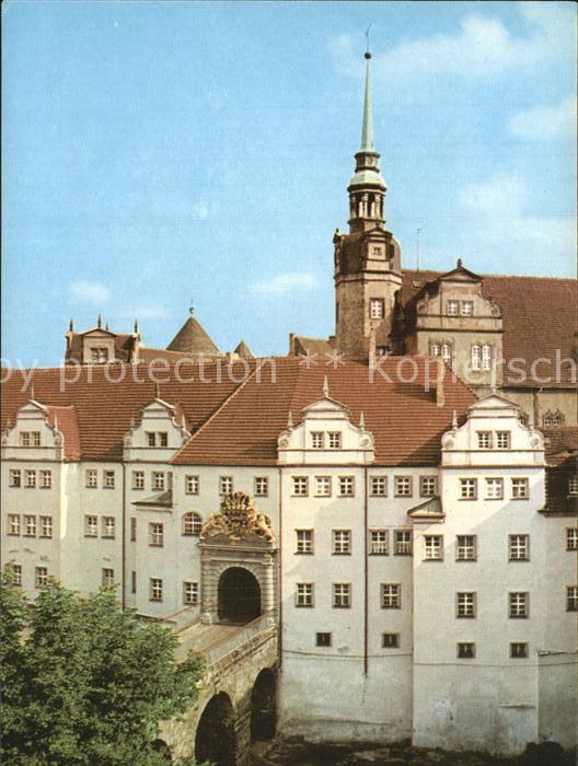 Torgau Eingang zum Schloss Hartenfels