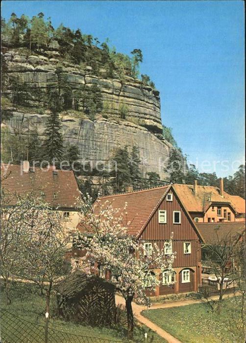 Oybin Sachsen Teilansicht Kurort Berg Oybin Zittauer Gebirge