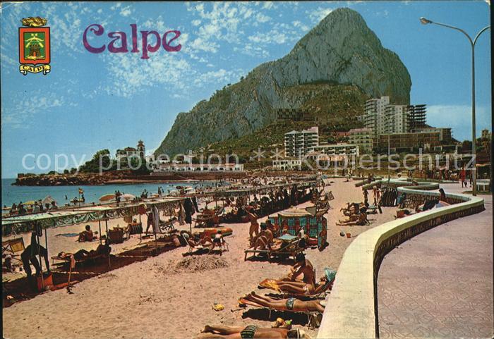 Calpe Playa de la Fosa y Penon de Ifach