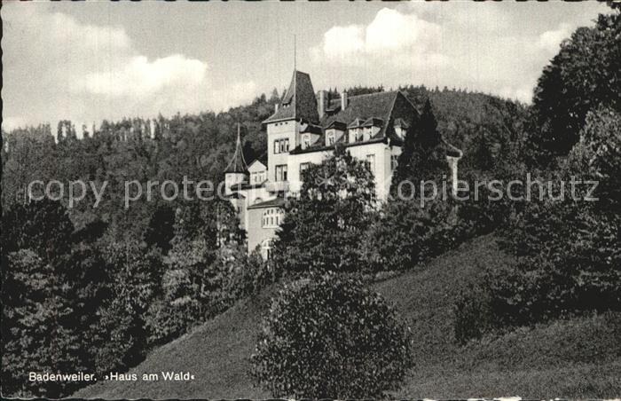 BADENWEILER BW Haus am Wald Kurhaus