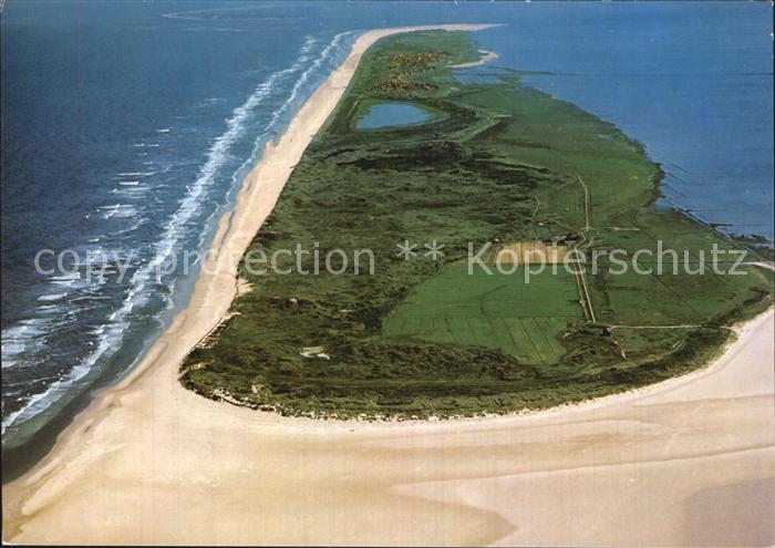 Insel Juist Nordseebad Fliegeraufnahme