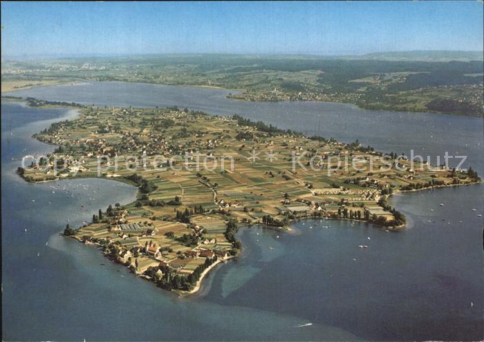 Insel Reichenau Fliegeraufnahme