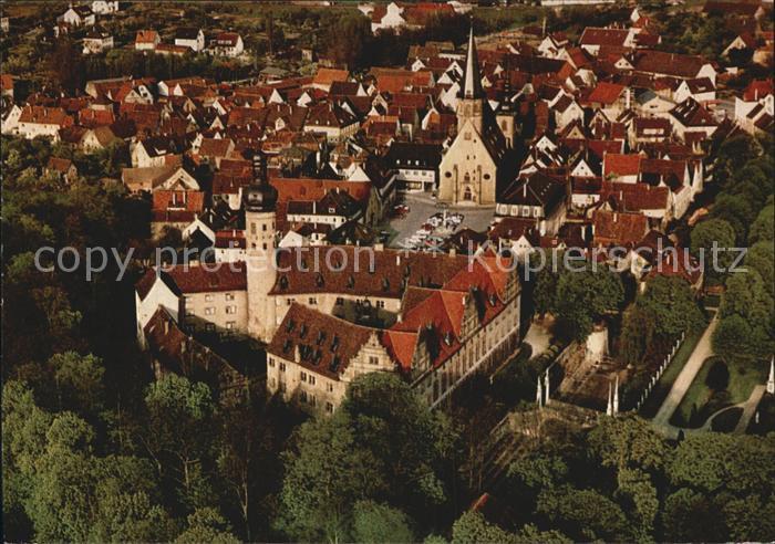 Weikersheim Schloss mit Marktplatz Romantische Strasse