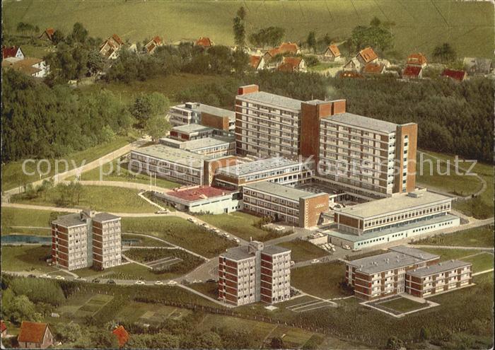 Stade Niederelbe Krankenhaus Fliegeraufnahme