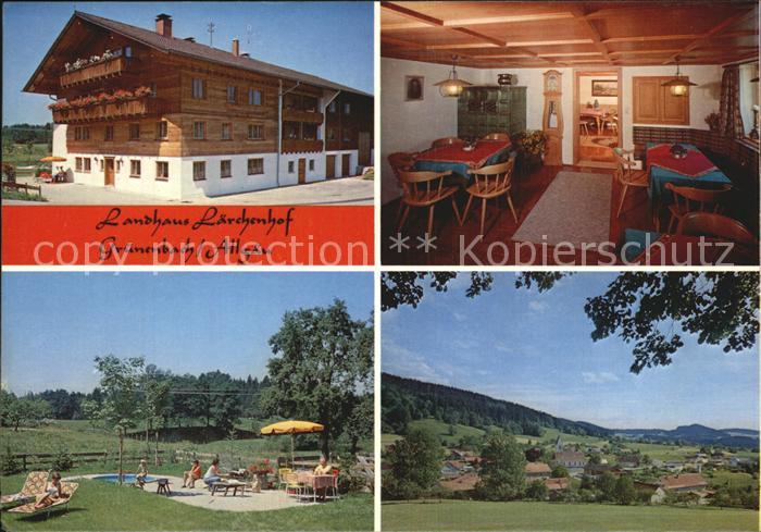 Gruenenbach Allgaeu Landhaus Laerchenhof Landschaftspanorama