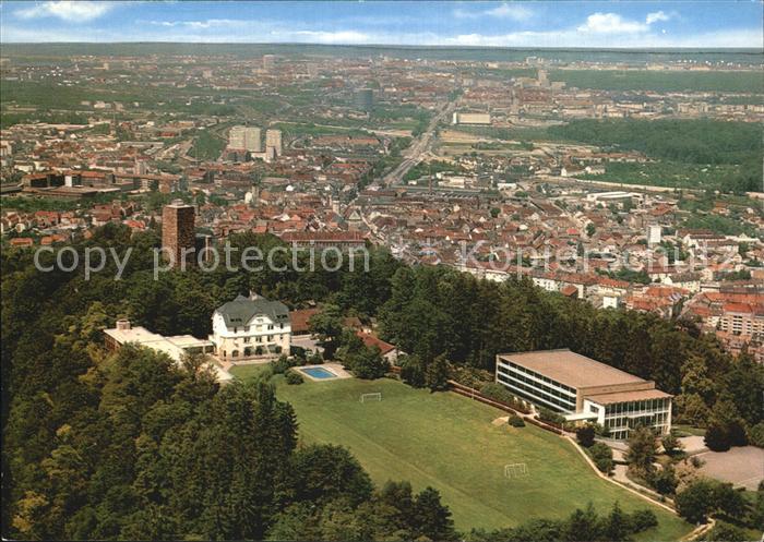 Karlsruhe Baden Sportschule Schoeneck Badischer Fussballverband Fliegeraufnahme