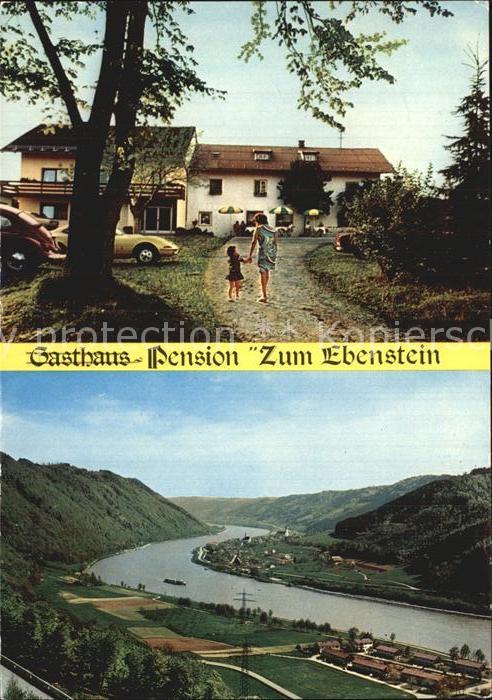 Gottsdorf Niederbayern Gasthaus Pension Zum Ebenstein Panorama Donautal