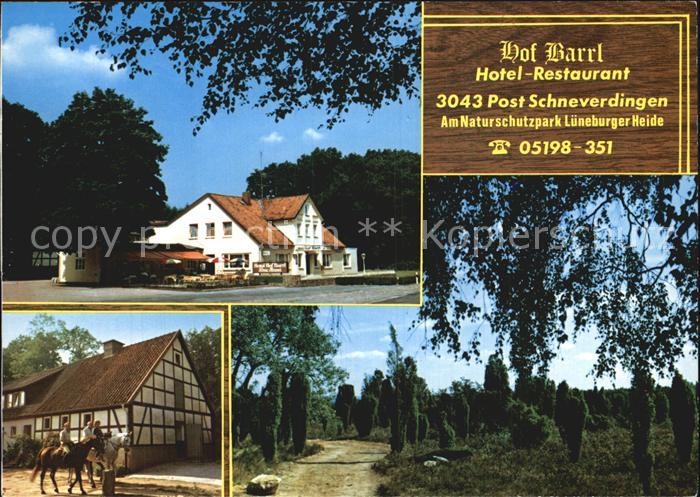 Schneverdingen Hotel Restaurant Hof Barrl Naturschutzpark Lueneburger Heide