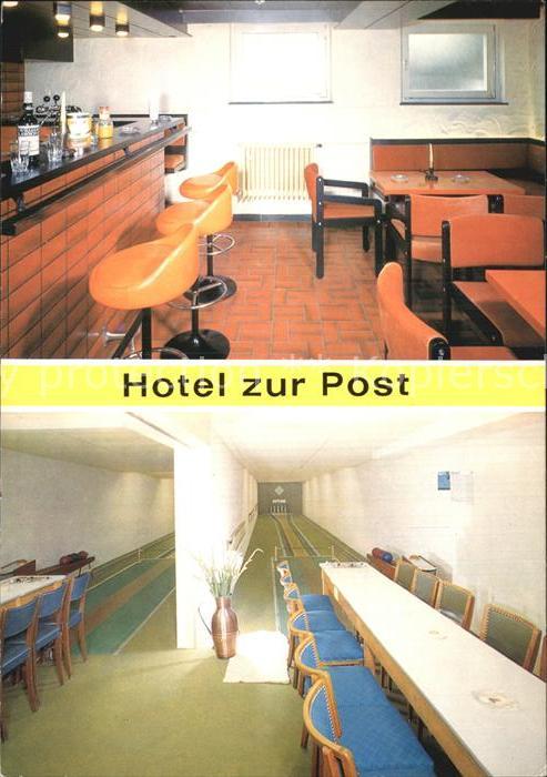 Bruchhausen Sauerland Hotel zur Post Kegelbahn