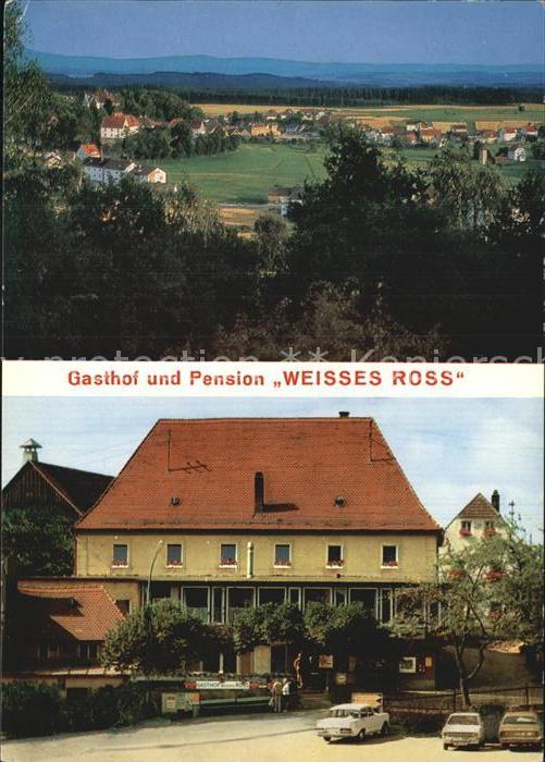 Friedenfels Gasthof Pension Weisses Ross Landschaftspanorama