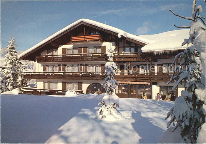 Oberstdorf Garni Hotel Gerberhof Winterpanorama