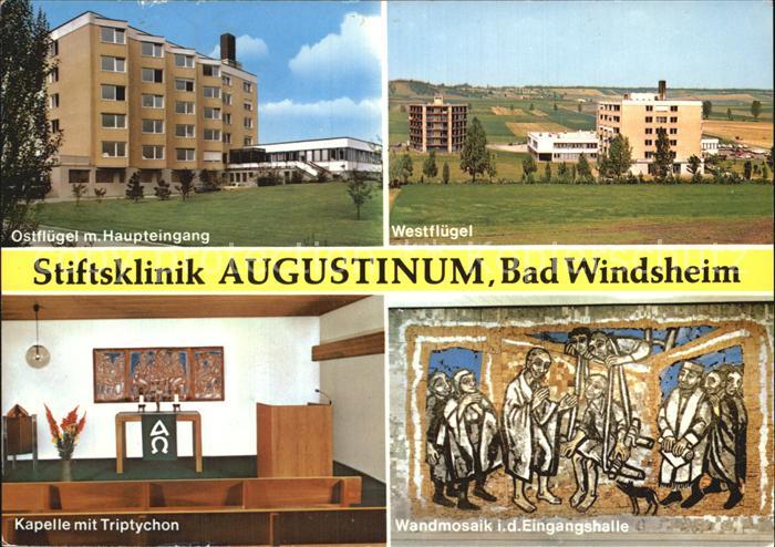 Bad Windsheim Stiftsklinik Augustinum Kapelle Wandmosaik