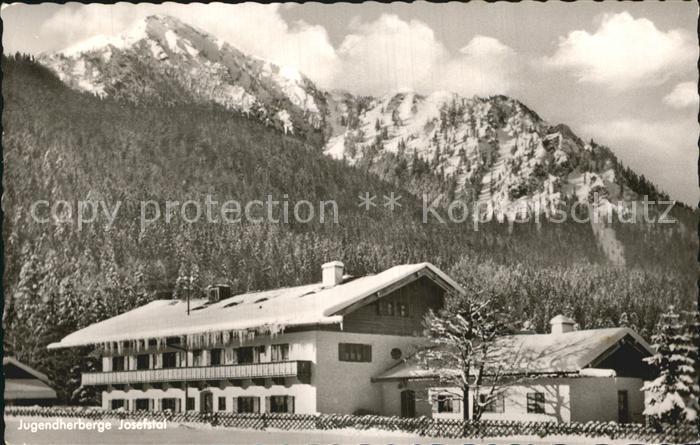 Josefstal Jugendherberge Alpen Winter