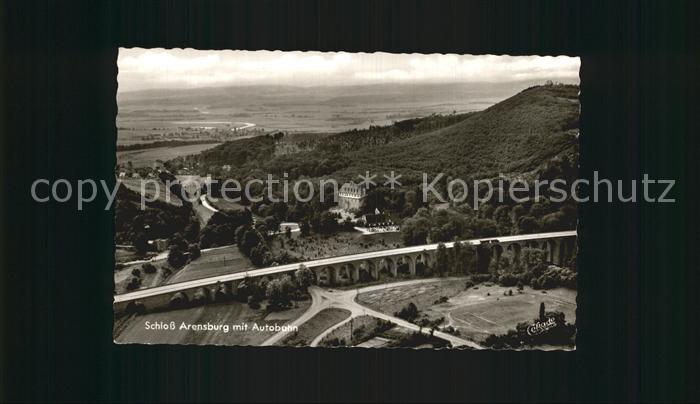 Rinteln Weser Niedersachsen Schloss Arensburg Autobahn
