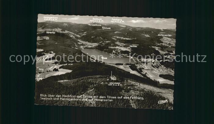 Feldberg Schwarzwald Luftaufnahme Hochfirst Titisee Seebuck Herzogenhorn Hinterz