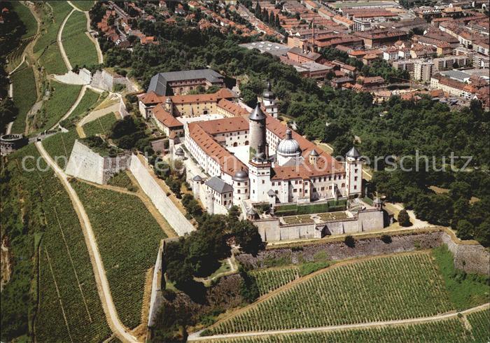 WueRZBURG Bayern Luftaufnahme Festung Marienberg