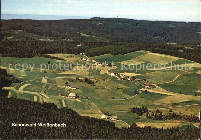 Schoenwald Schwarzwald Luftaufnahme Weissenbach