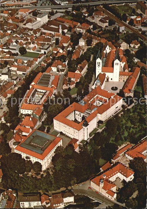 Freising Oberbayern Luftaufnahme Kardinal Doepfner Haus Bildungszentrum