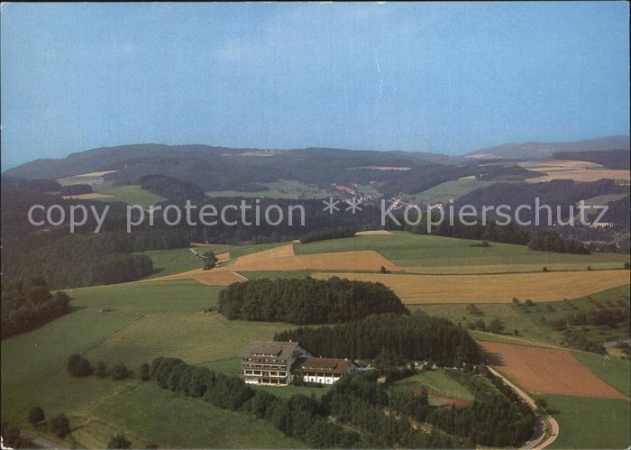 Waldmichelbach Luftaufnahme Hotel Kreidacher Hoehe Odenwald