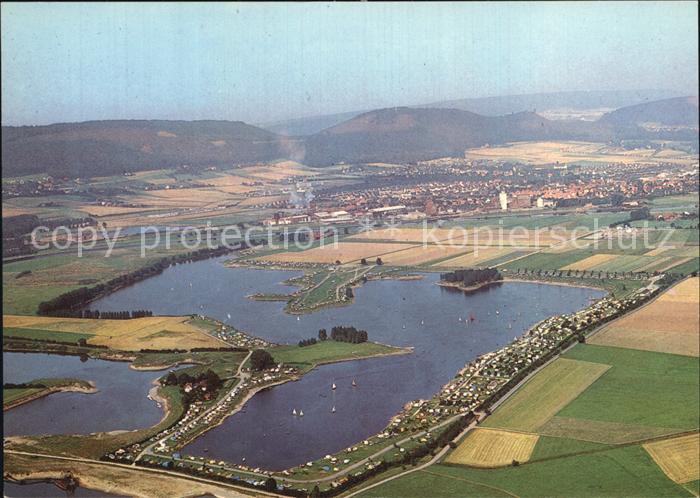 Rinteln Weser Niedersachsen Doktor See Camping Wassersport Badestrand