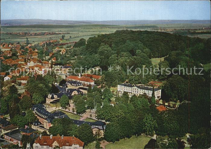 Bad Nenndorf Luftaufnahme Kurpark Galenberg Solbad Schlamm Schwefel