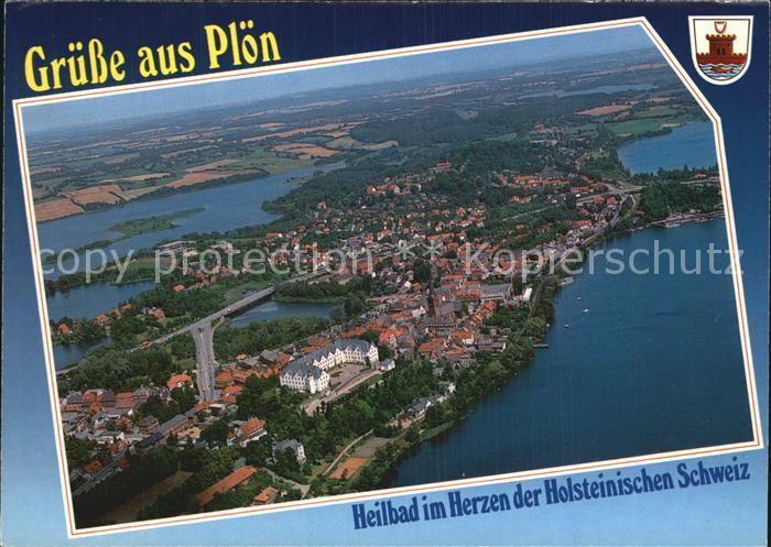 Ploen See Luftaufnahme Holsteinische Schweiz