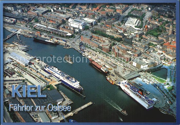 KIEL  CITY Luftaufnahme City Schwedenkai Norwegenkai