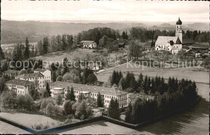 Bad Toelz Luftaufnahme Kirche
