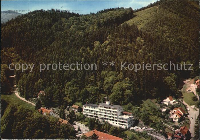 Bad Lauterberg Luftaufnahme Sanatorium Planchy