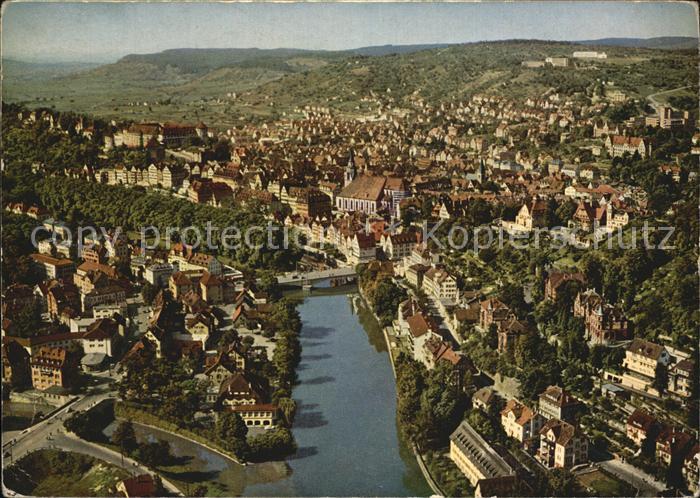TueBINGEN BW Luftaufnahme Neckar Schloss