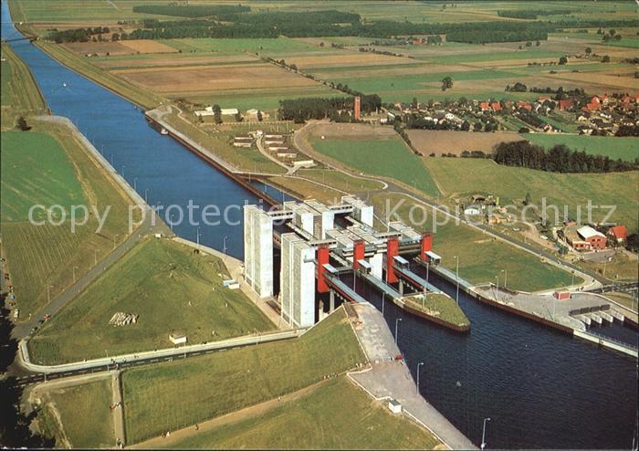 Scharnebeck Lueneburg Schiffshebewerk Luftaufnahme