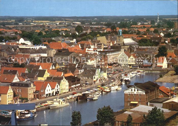 Husum Nordfriesland Binnenhafen Luftaufnahme