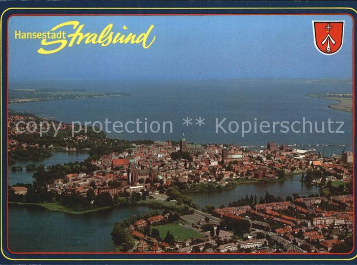 Stralsund Mecklenburg Vorpommern Luftaufnahme