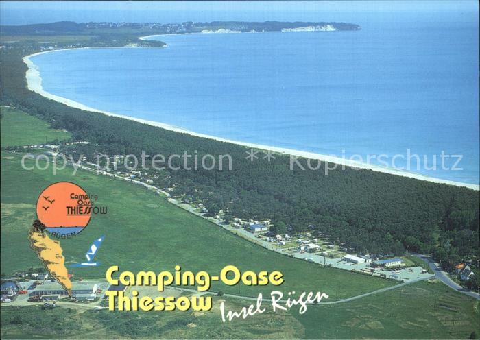 Thiessow Ostseebad Ruegen Camping OLuftaufnahmease