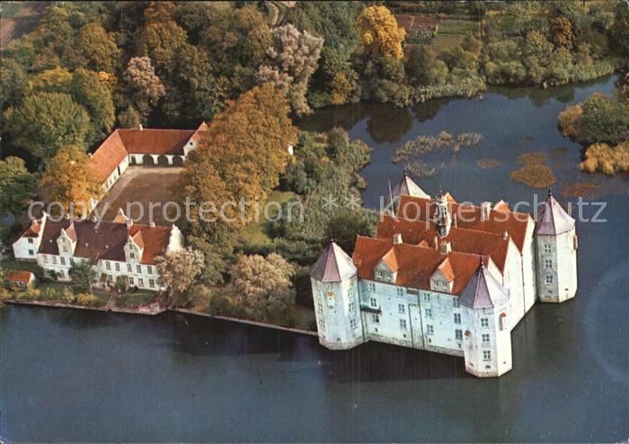 Gluecksburg Ostseebad Schloss Luftaufnahme