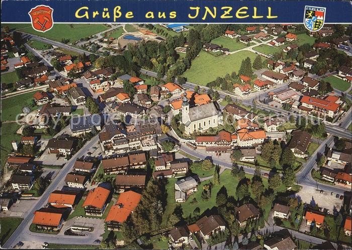 Inzell Traunstein Bayern Luftaufnahme